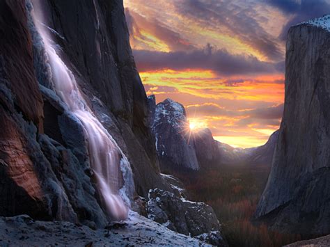 800x600 Resolution Firefall Yosemite National Park 800x600 Resolution ...