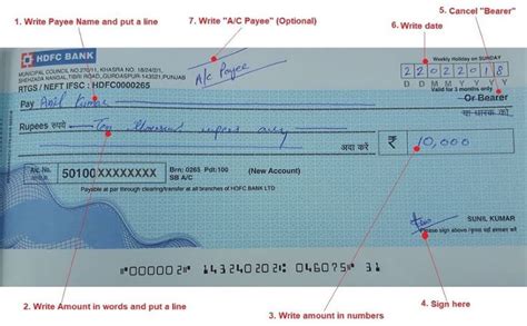 How to Fill Cheque – 7 Steps Cheque Filling Guide | 旅行