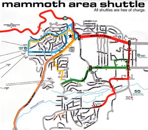 Maps of Mammoth Mountain ski resort in USA | SNO