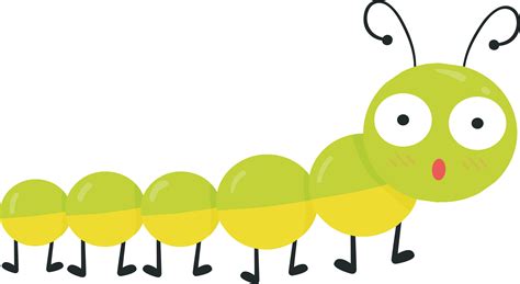 Cartoon Caterpillar - Cartoon spring bug png download - 3340*1831 ...