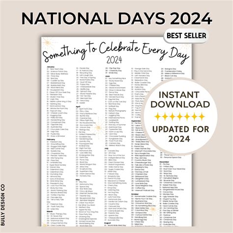 2024 Holidays, National Day Calendar, Social Media Ideas, Fun Theme ...