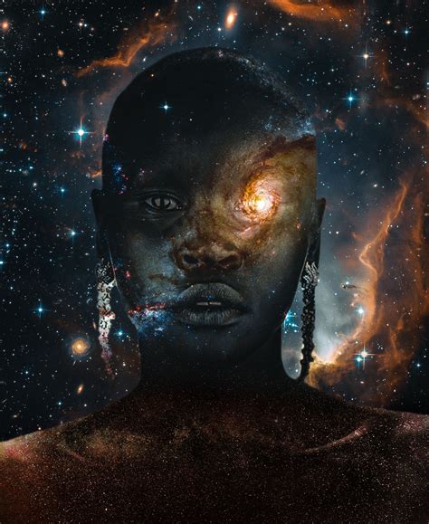 Vision Gaze | Afrofuturism art, Dark fantasy art, Black love art