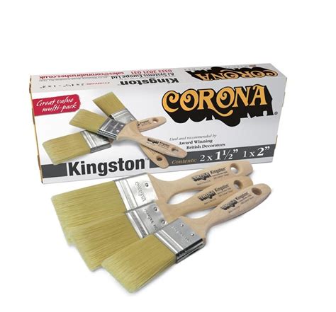 Corona Kingston™ 3 Piece Paint Brush Box Set - Paint Shop Brushes