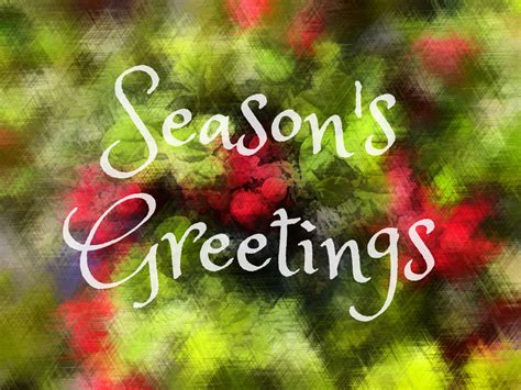 Season's Greetings Free Stock Photo - Public Domain Pictures