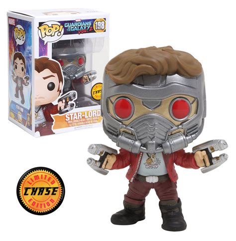 Funko POP! Marvel Guardians Of The Galaxy Vol 2 #198 Star-Lord - Limited Edition Chase - New, Mint