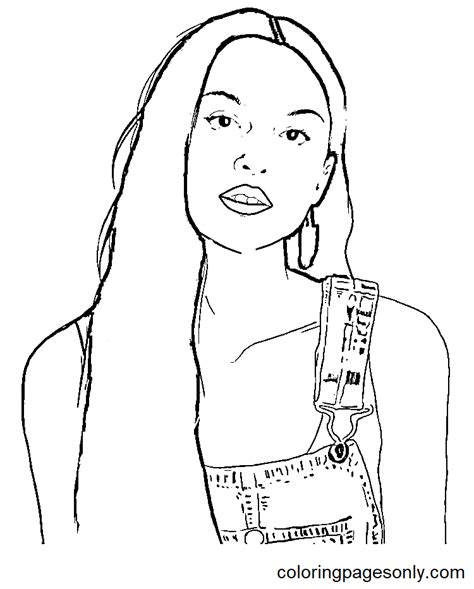 Olivia Rodrigo Coloring Pages Printable for Free Download