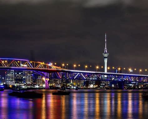 Vector Lights: Auckland Harbour Bridge | BeverageSmart Limited