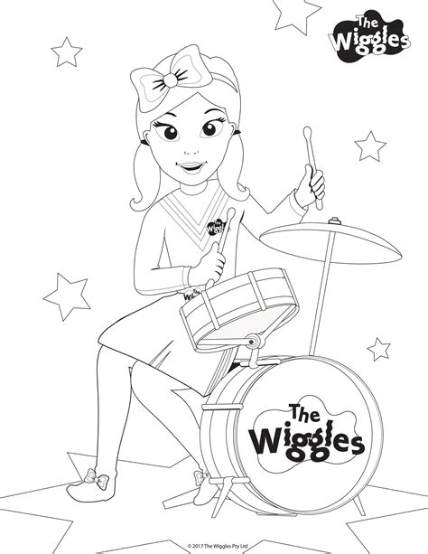 The Wiggles Activity: Color Emma the Drummer! | Chibi dibujos, Chibi, Dibujos