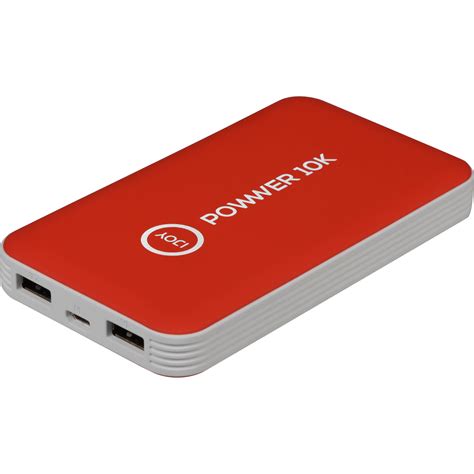 iJOY 10000mAh Power 10K Power Bank (Red) PWW-10K-RED B&H Photo