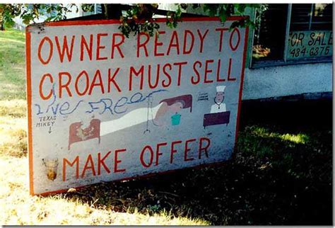 Sarcastic Sarcasms: Funny Real Estate Signs (15+ Pics)