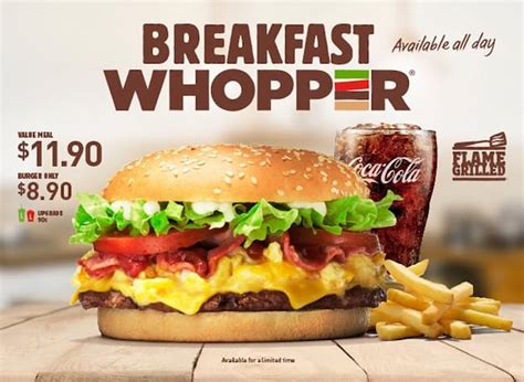 Burger King Breakfast Hours With Open and Close Timings