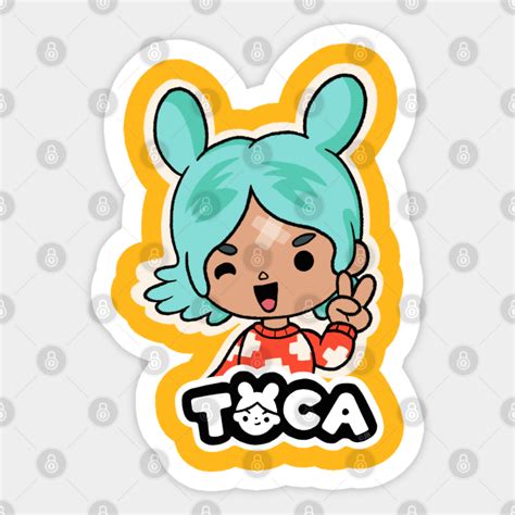 Toca Girl - Toca - Sticker | TeePublic