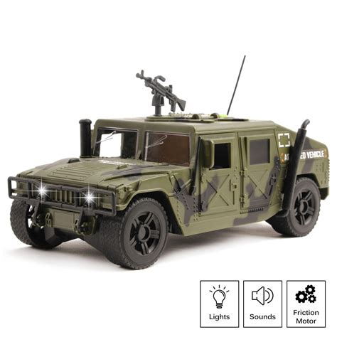 Vokodo Military Humvee Truck Friction Powered With Lights And Sounds ...