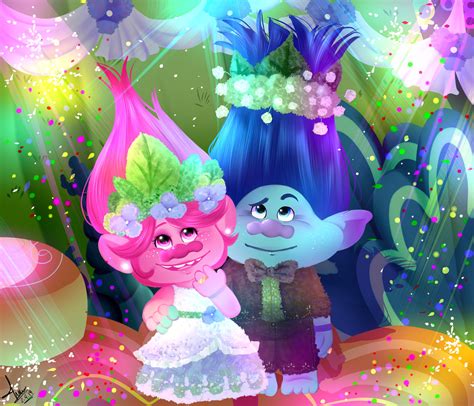 Wedding Broppy - Trolls by Fanie-idol on DeviantArt