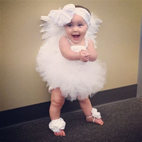 Baby girl outfits Girl fashion … | Baby girl halloween costumes, Angel baby costume, Baby tutu ...