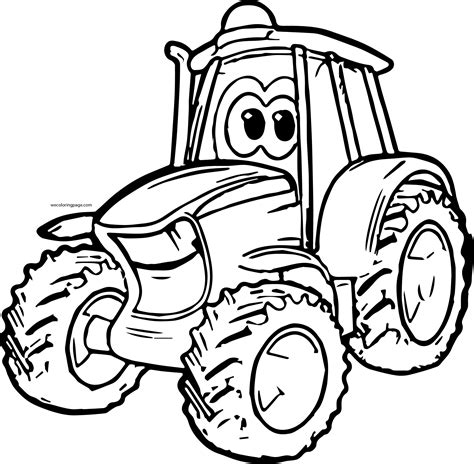 Printable Tractor Coloring Pages