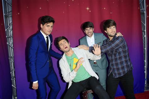 LOS ANGELES, JUL 22 - Anthony Padilla, Ian Hecox, wax figures at the ...