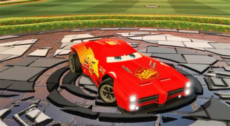 LIGHTNING MCQUEEN DECAL FOR DOMINUS – Rocket League Mods