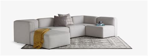 Logan Modular U-Sofa Bumper Sectional | Joybird