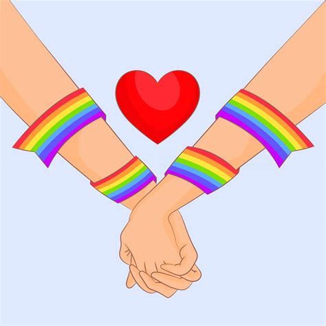 LGBTQ Pride Month, rainbow flag, love, couple 2791241 Vector Art at Vecteezy