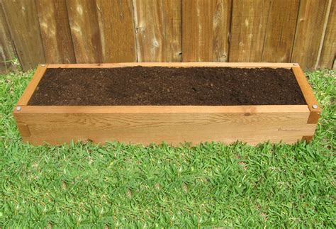 Handcrafted 1x4 Raised Garden Bed | Garden In Minutes