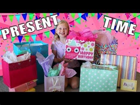 Birthday Morning Present Opening || Alyssa's 11th Birthday - YouTube | Birthday morning, Family ...