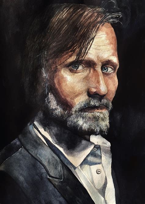 Portrait of Viggo Mortensen by D-Avender on DeviantArt