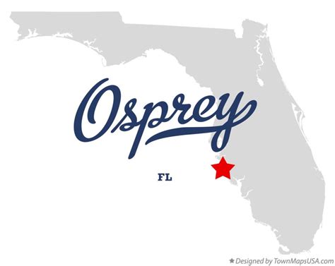 Map of Osprey, FL, Florida