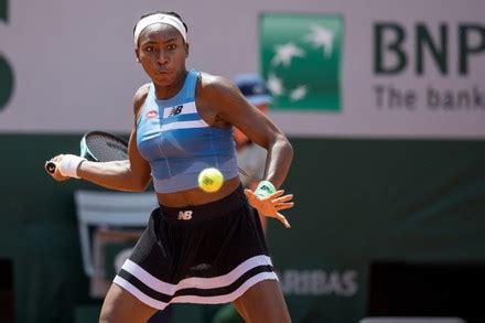 Coco Gauff During Roland Garros 2023 Editorial Stock Photo - Stock ...