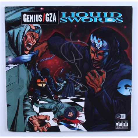 GZA Signed "Liquid Swords" Vinyl Album Cover (Beckett) | Pristine Auction