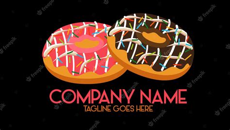 Premium Vector | Donut logo vector