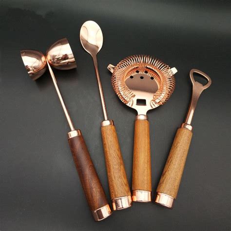 Bar tools 4pcs set. With copper electroplating. A very classical color and set. Please visit the ...