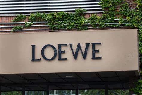 Loewe Logo on Loewe Building Editorial Photography - Image of loewe ...