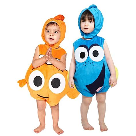 Wholesale Halloween Carnival Party Movie Boys Girls Finding Nemo Costume Role Play Cosplay Fancy ...