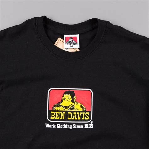 Ben Davis Classic Logo T-shirt - Black | Classic logo, T shirt black, Tshirt logo