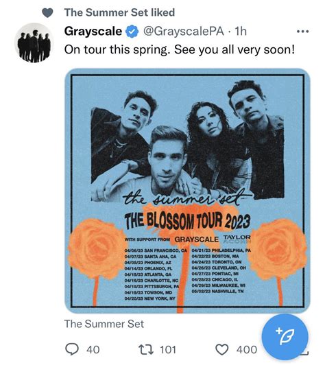 Stoked for their 2023 spring tour! : r/grayscalepa