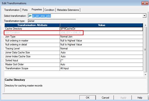 Joiner Transformation Overview - Explore Informatica