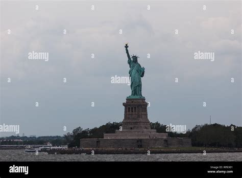 Statue of Liberty New York harbor Stock Photo - Alamy