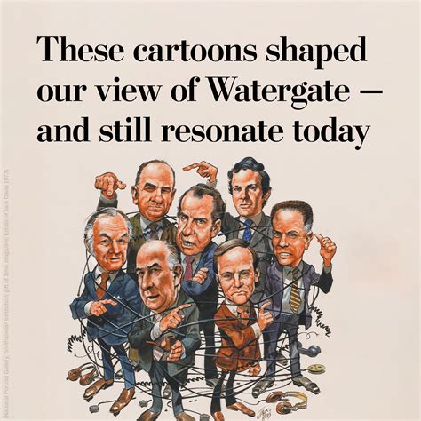 Watergate Scandal Political Cartoons