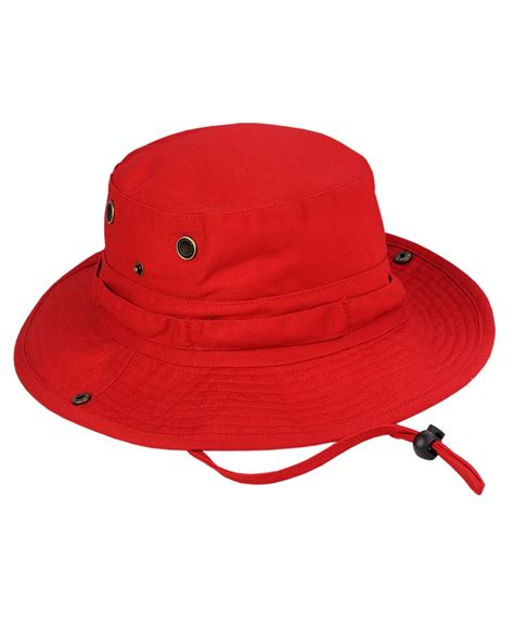 NYFASHION101 Men's Crushable Snap Brim Cotton Outdoor Bucket Sun Hat ...