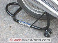 Motorcycle Swingarm Stand - webBikeWorld