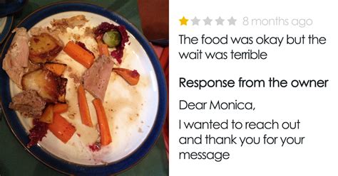 Customer Leaves A One-Star Review For Restaurant, Unluckily For Her ...