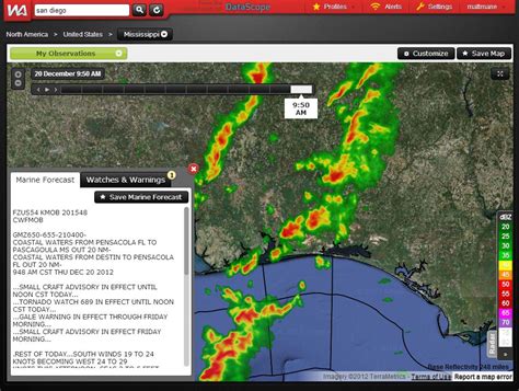 New Feature: NWS Marine Forecast Zones and Warnings - WeatherFlow