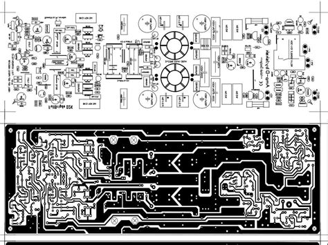 Power Amplifier Class-D Fullbridge D2K 2000Watts - Electronic Circuit