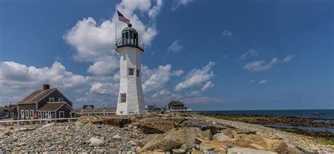 Scituate Lighthouse Panorama Photograph by Brian MacLean | Fine Art America