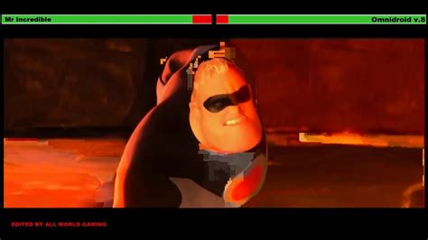 Mr. Incredible vs. Omnidroid v.8 with healthbars (Edited By @allworldgaming5117) - YouTube