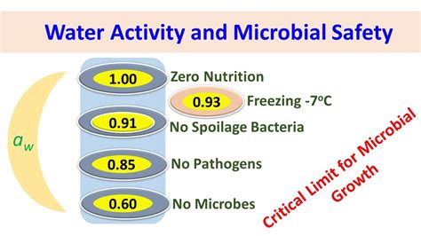 Water Activity and Microbial Safety - YouTube