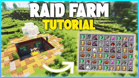 Simple Minecraft Raid Farm