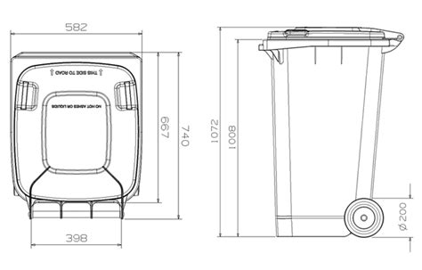 Wheelie Bin Dimensions