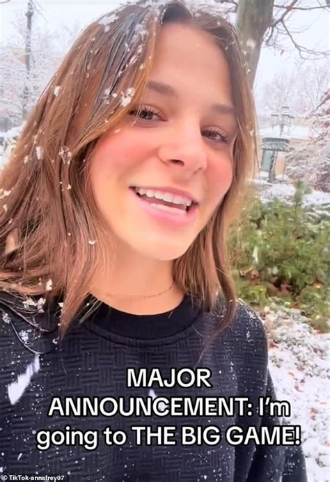 Super Bowl 2024: TikTok star Anna Frey, 16, gets an invite to the Super Bowl after her hilarious ...